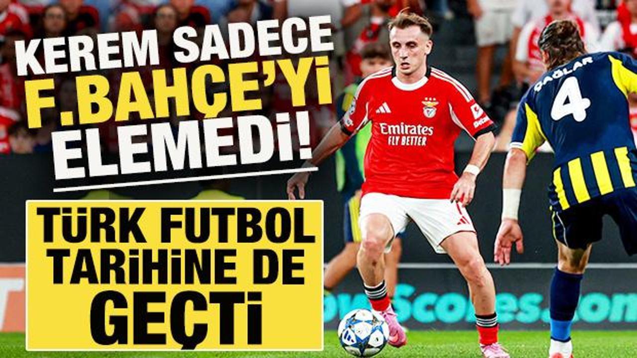 Kerem Aktürkoğlu, Türk futbol tarihine geçti! Şampiyonlar Ligi'nde ilke imza attı