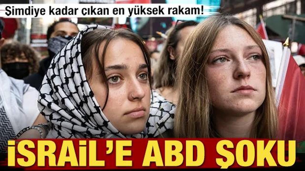 Şimdiye kadar çıkan en yüksek rakam! İsrail'e ABD şoku