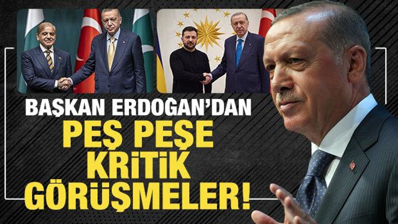 Son dakika: Erdoğan'dan peş peşe telefon görüşmeleri! 