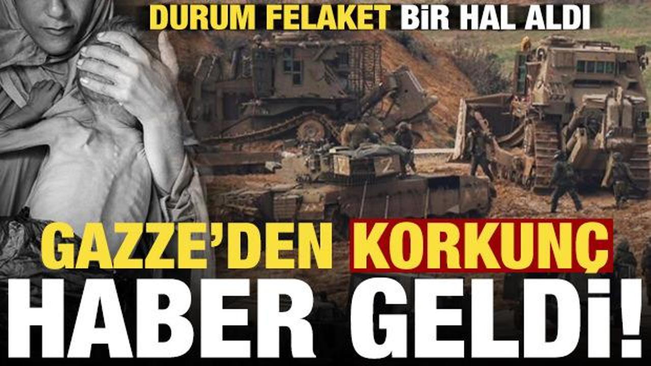 Son dakika: Gazze'den korkunç haber geldi! Durum felaket bir hal aldı...