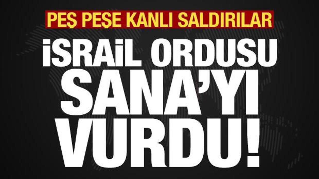 Son dakika: İsrail savaş uçakları ülkenin başkentini vurdu! Peş peşe kanlı saldırılar
