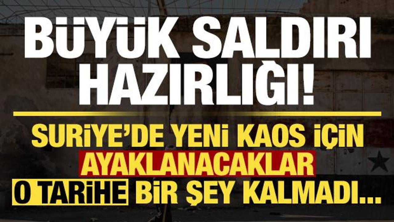 Suriye'de alçak hazırlık! Tarihi belirlediler, ayaklanacaklar...