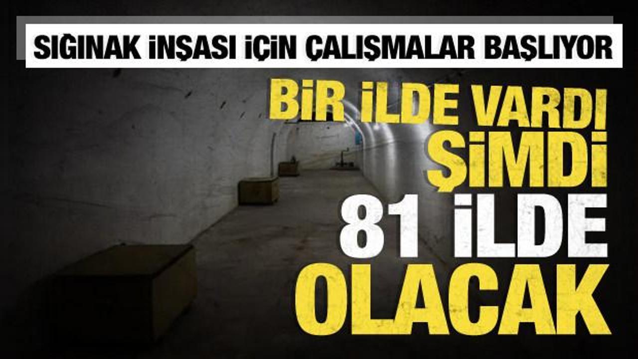 Türkiye'de sığınaklar inşa edilecek! TOKİ 81 il için harekete geçti