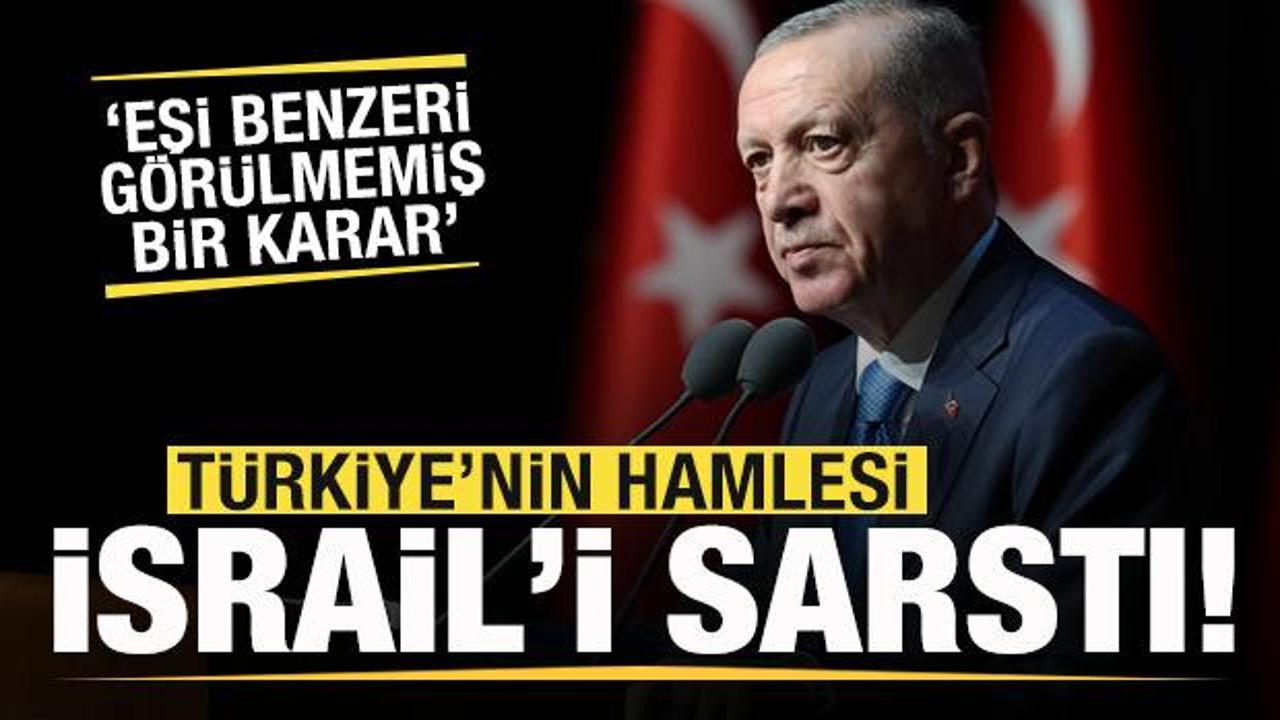 T&uuml;rkiye'nin hamlesi İsrail'i sarstı! Eşi benzeri g&ouml;r&uuml;lmemiş bir karar