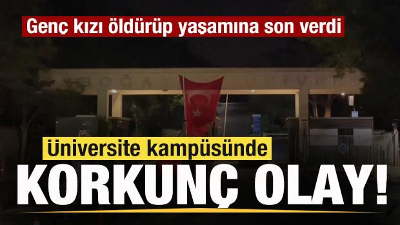 Üniversite kampüsünde dehşet: Genç kızı öldürüp yaşamına son verdi