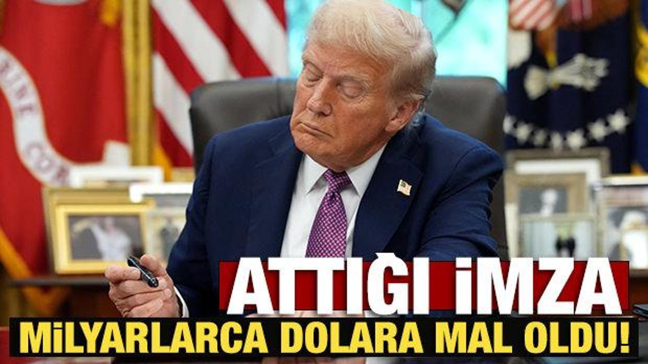 Attığı imza ABD'ye milyarlarca dolara mal oldu! 700 binden fazla yerde değişecek