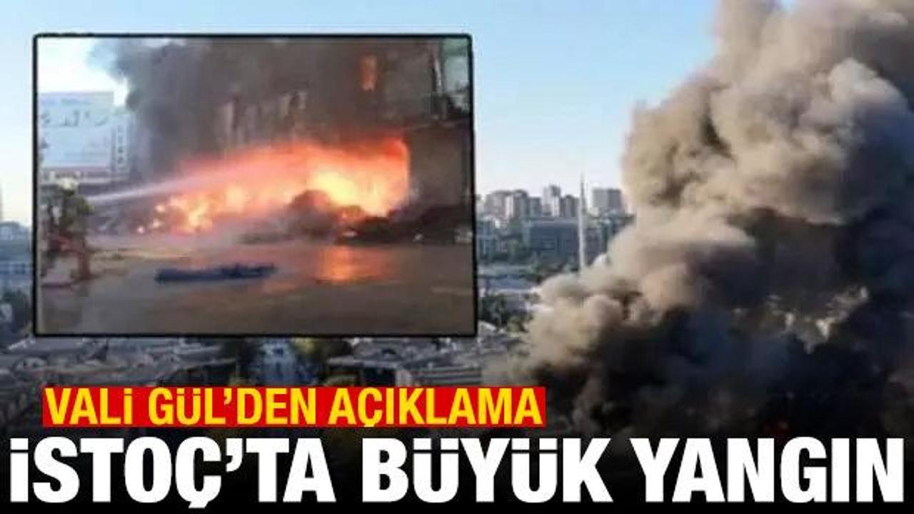 Bağcılar İSTOÇ'taki büyük yangın kontrol altına alındı