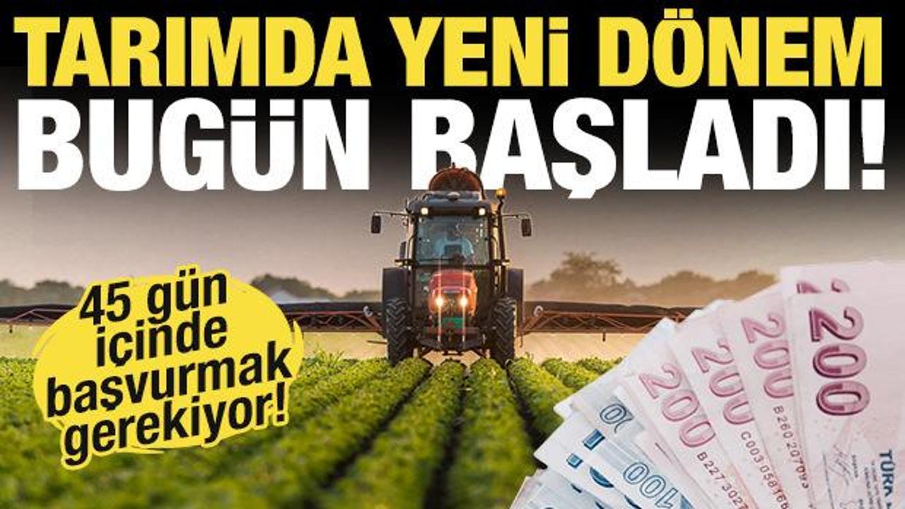 Bakanlık duyurdu: Bugün başlıyor! 45 gün içinde başvurmak gerekiyor...