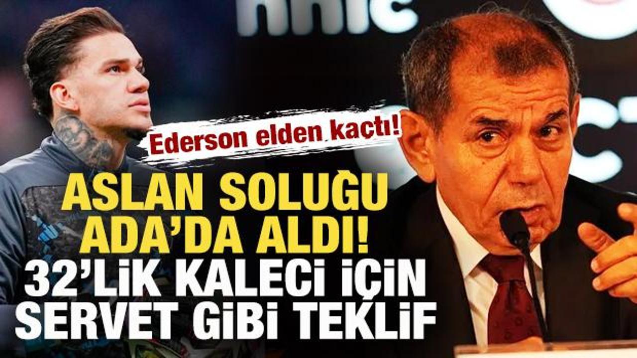 Ederson yattı! Aslan soluğu İngiltere'de aldı: 32'lik kaleci i&ccedil;in servet
