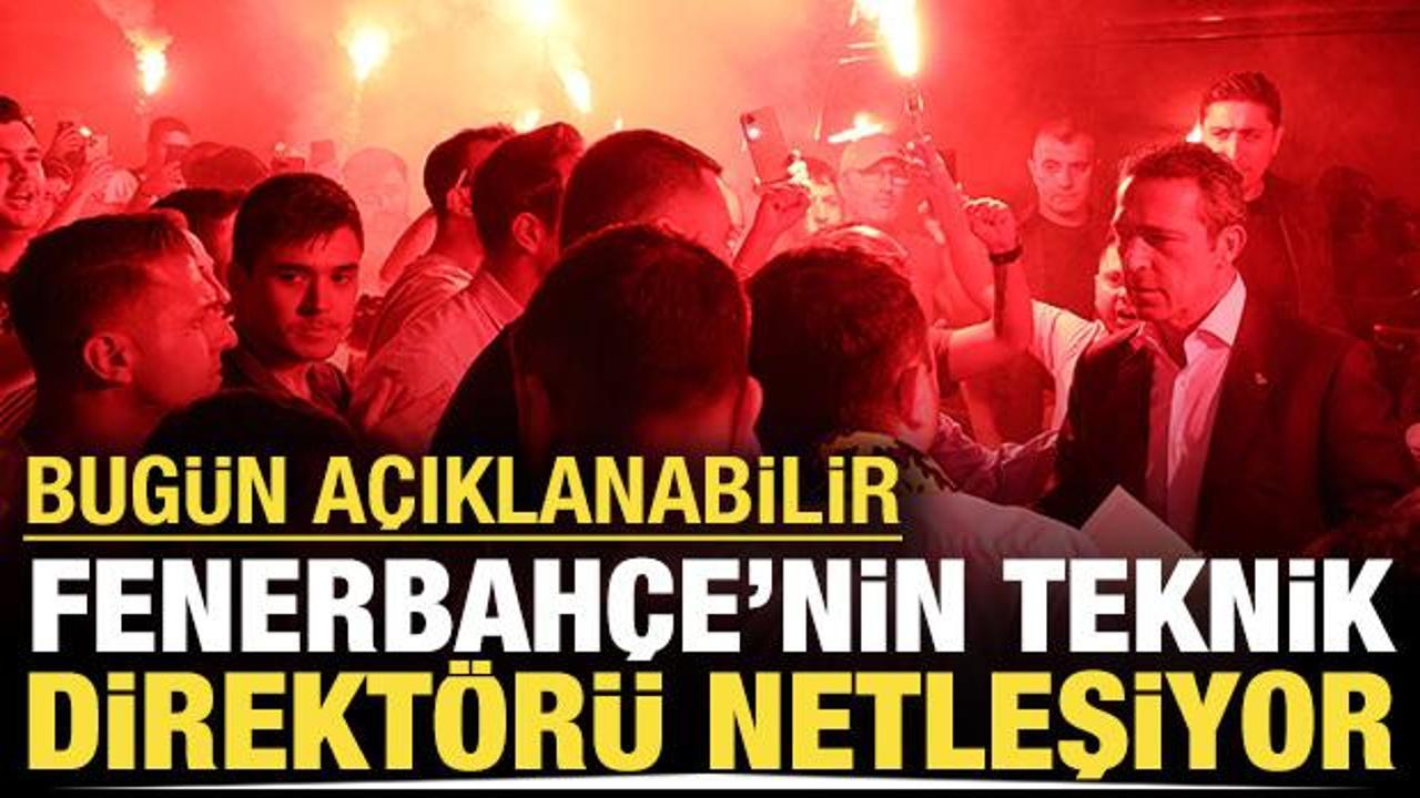 Fenerbah&ccedil;e'nin teknik direkt&ouml;r&uuml; netleşti: Bug&uuml;n a&ccedil;ıklanabilir