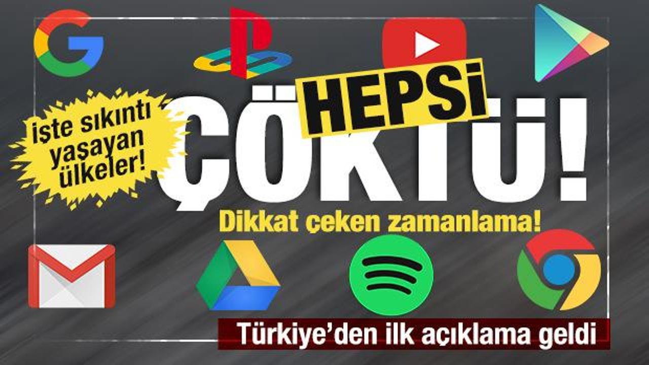 Google çöktü mü? Kullanıcılar hiçbir hizmete erişemiyordu! Sorun düzeldi!