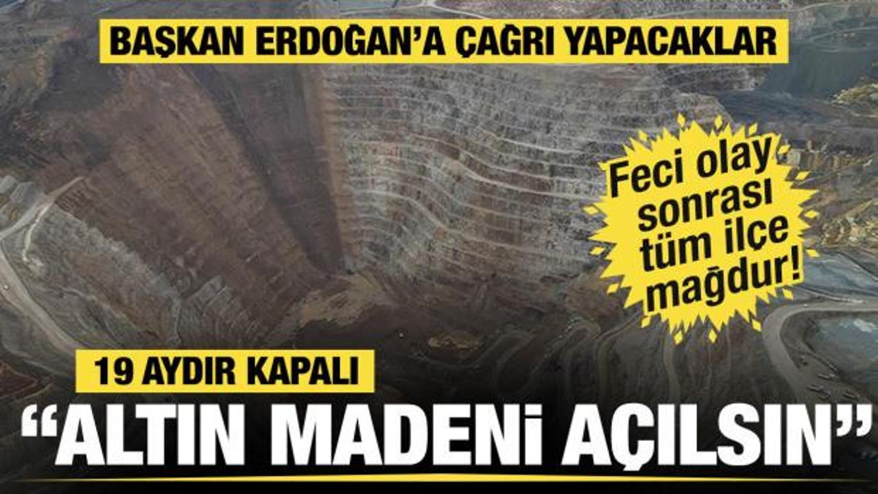 İliç'te halk Başkan Erdoğan'a çağrı yapacak: Maden ocağı açılsın, göç dursun