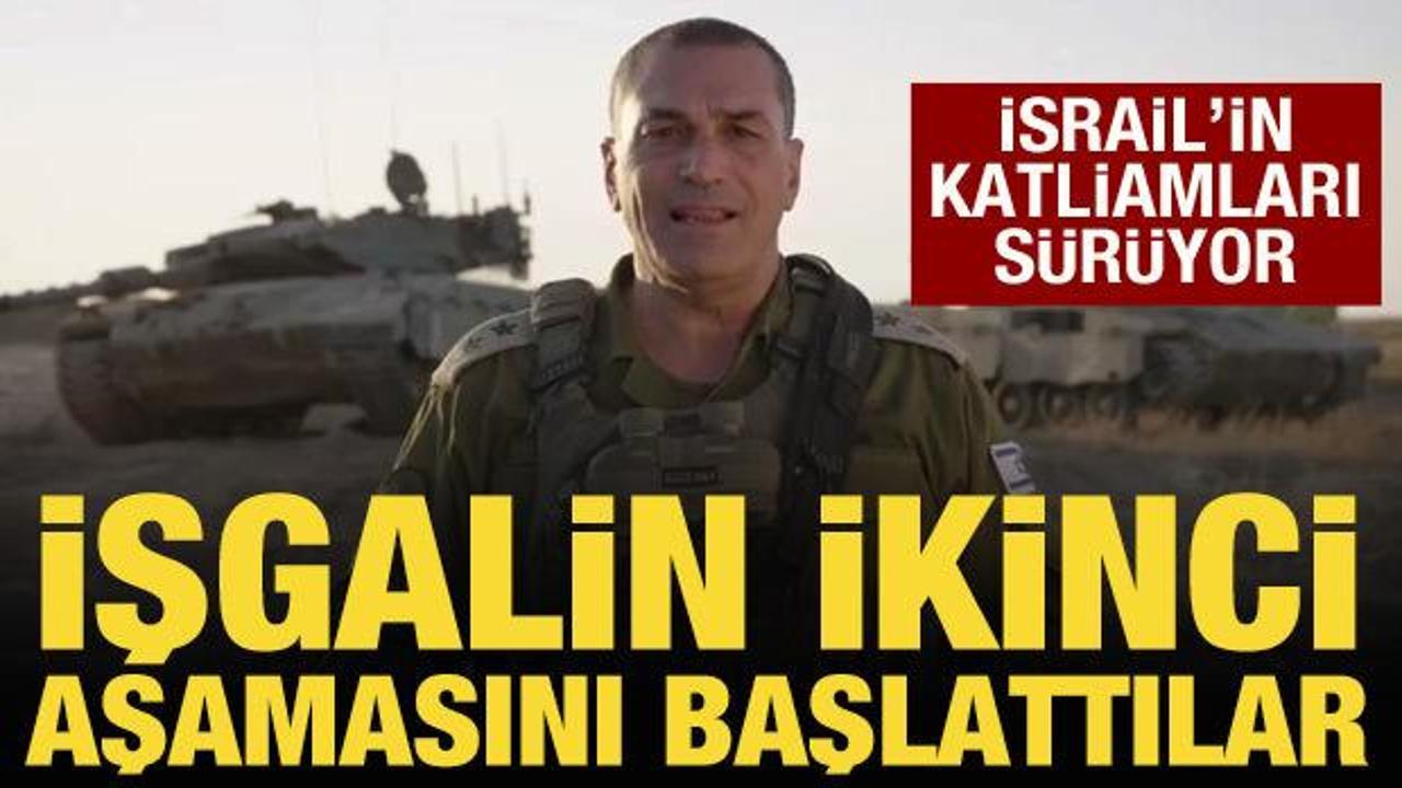 İsrail, Gazze'deki işgalin ikinci aşamasını başlattı