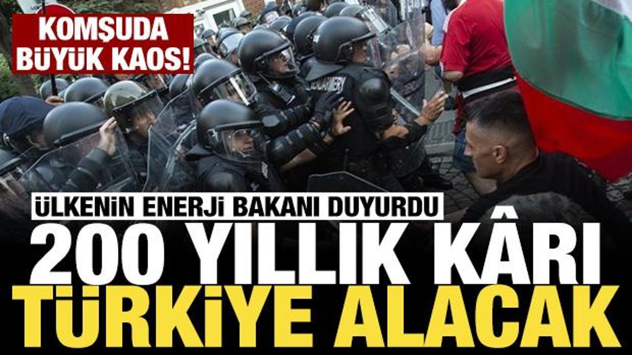 Komşuda b&uuml;y&uuml;k kaos: &Uuml;lkenin Enerji Bakanı "200 yıllık k&acirc;rı T&uuml;rkiye alacak" dedi!
