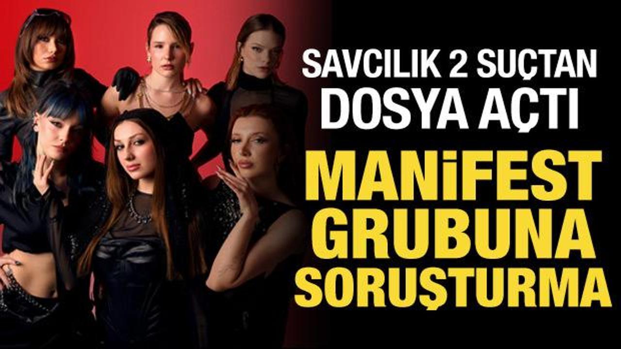Manifest grubunun konserine soruşturma!