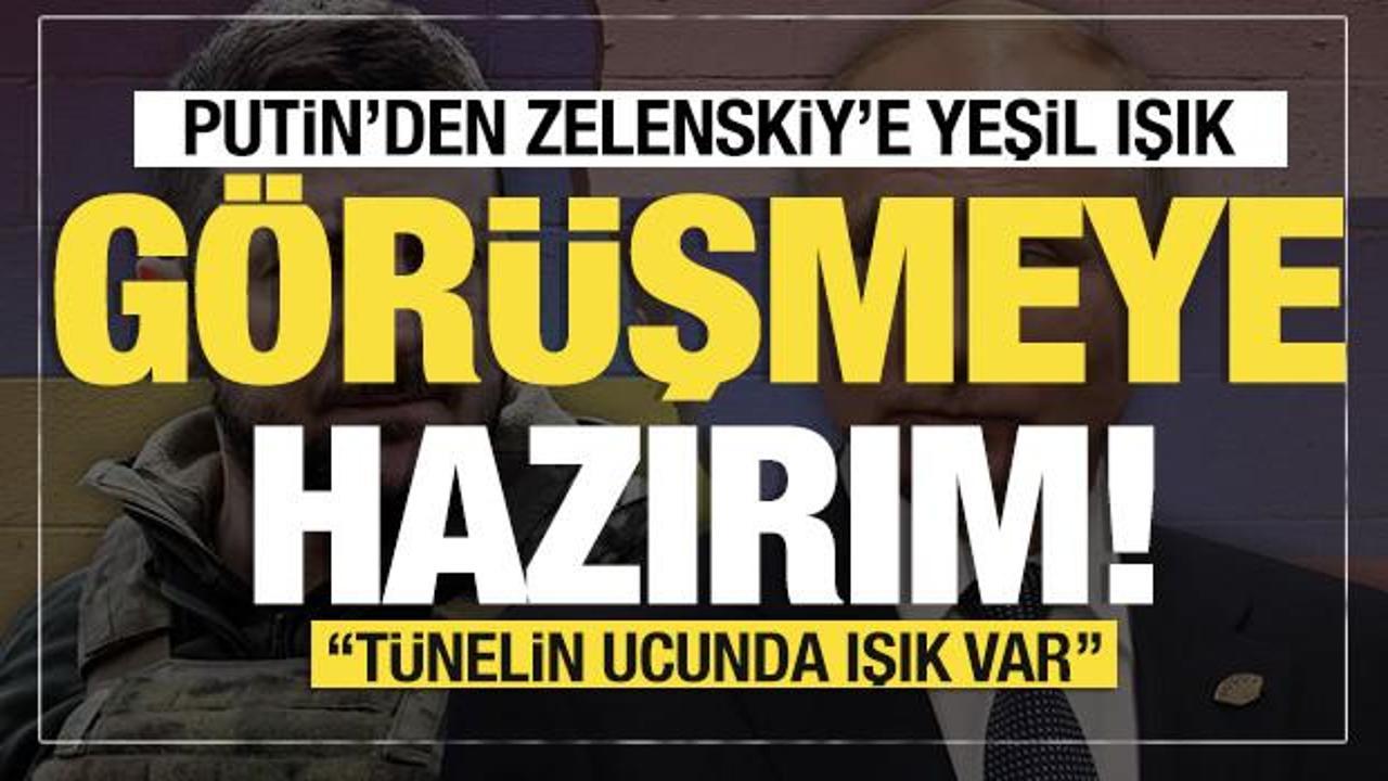 Son dakika... Putin'den flaş Zelenskiy a&ccedil;ıklaması: "G&ouml;r&uuml;şmeye hazırım!"
