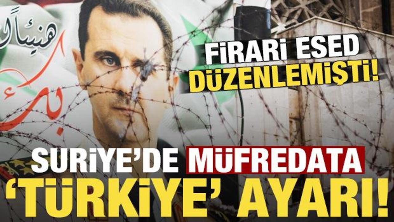 Suriye'de 'Esed' m&uuml;fredatına 'T&uuml;rkiye' ayarı!