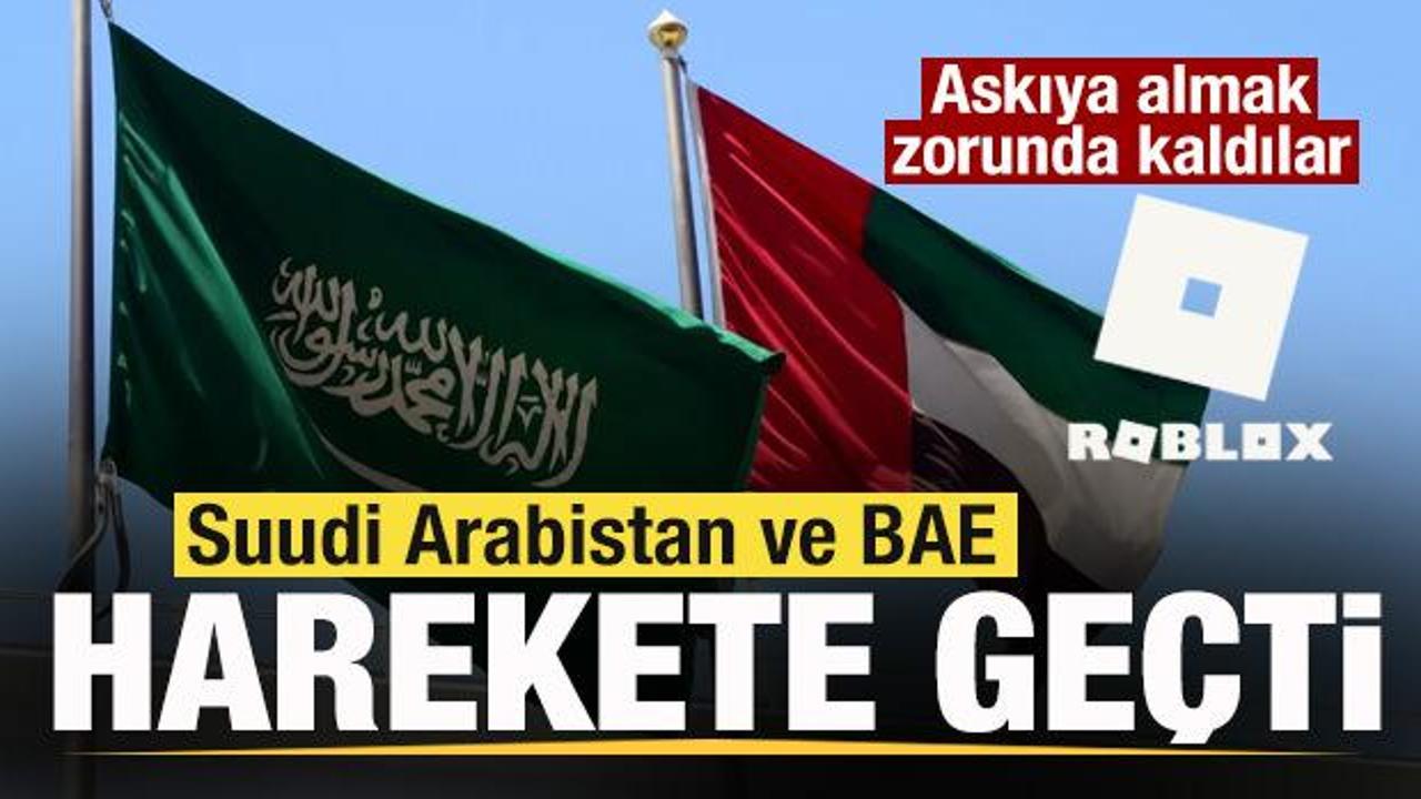 Suudi Arabistan ve BAE harekete ge&ccedil;ti, Roblox askıya almak zorunda kaldı
