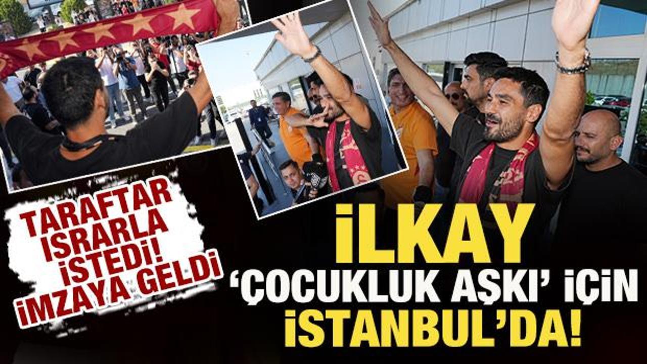 Taraftar ısrarla istedi! Galatasaray'ın yeni yıldızı imza i&ccedil;in İstanbul'a geldi