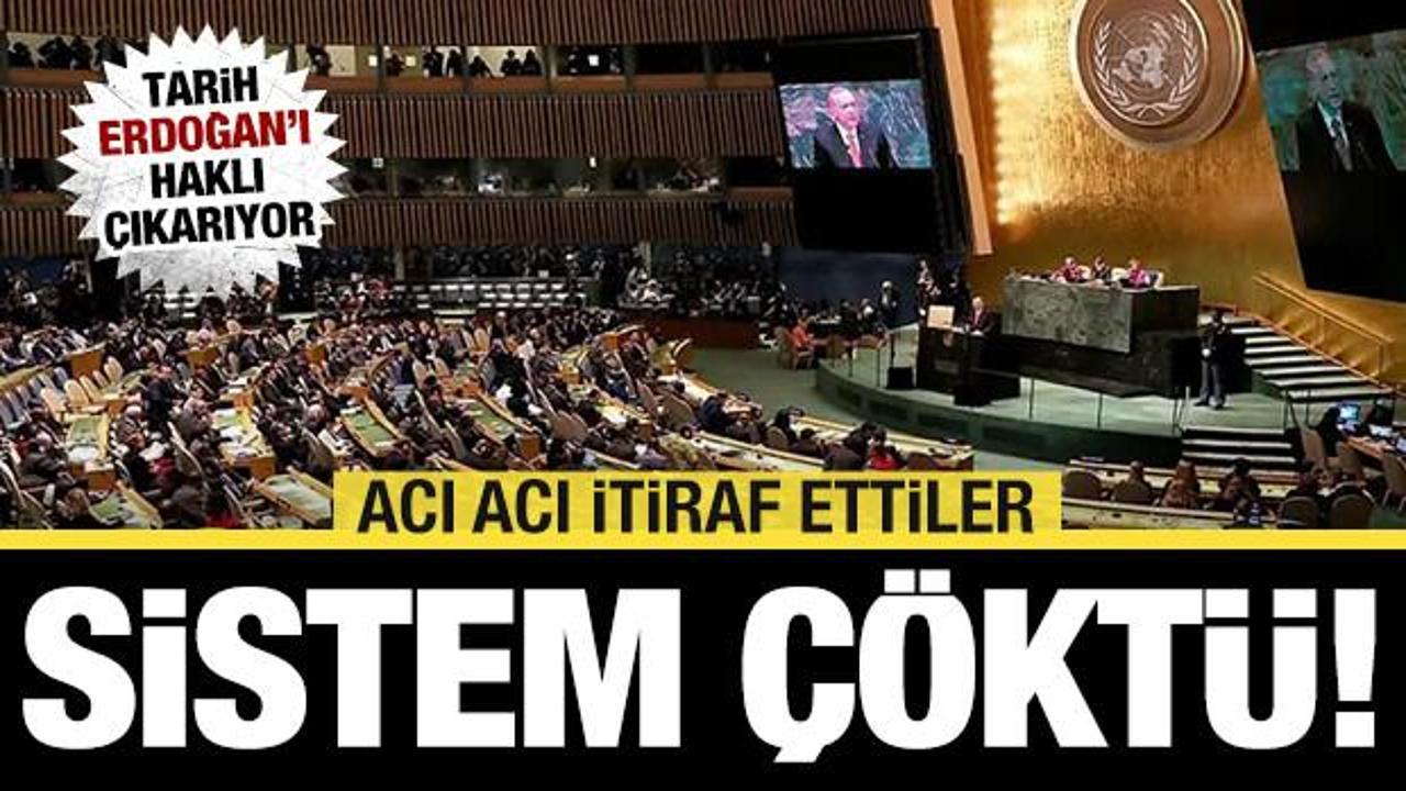 Tarih Erdoğan'ı haklı &ccedil;ıkarıyor... Acı acı itiraf ettiler: K&uuml;resel sistem &ccedil;&ouml;kt&uuml;!
