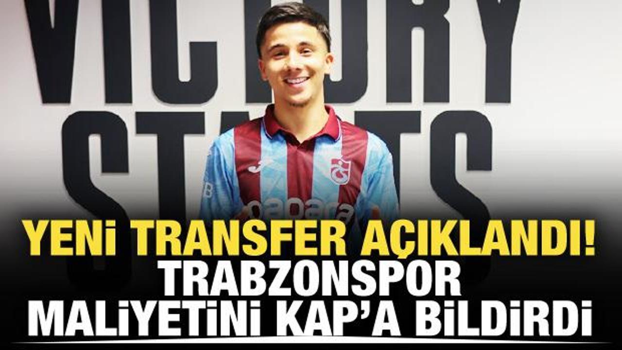 Trabzonspor, yeni orta sahasını a&ccedil;ıkladı! İşte maliyeti