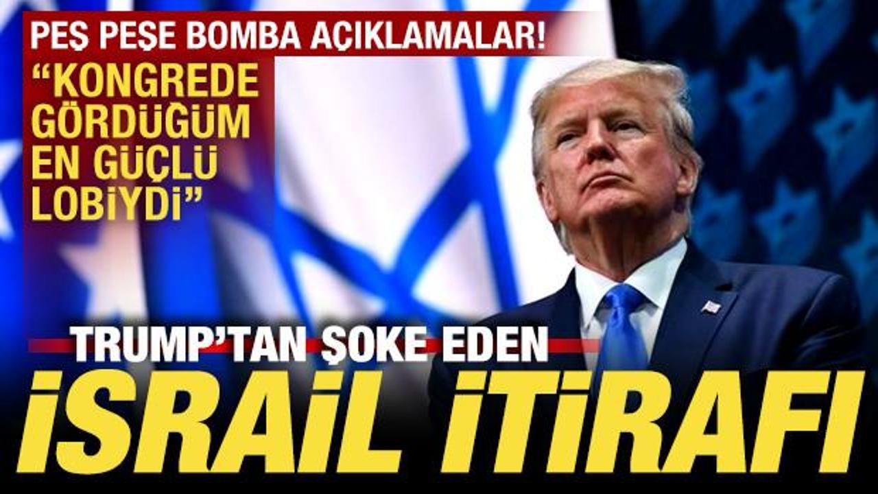 Trump'tan bomba açıklamalar! Şoke eden İsrail itirafı! Savaşı kazanıyor olabilirler ama...