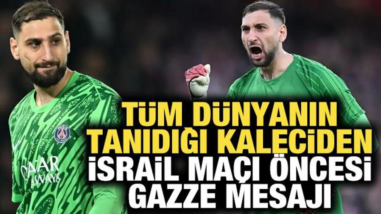 T&uuml;m d&uuml;nyanın tanıdığı kaleciden İsrail ma&ccedil;ı &ouml;ncesi Gazze mesajı