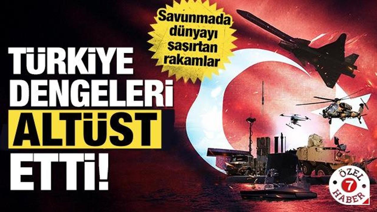 T&uuml;rkiye savunma sanayiinde istatistikleri alt&uuml;st etti: Y&uuml;zde 2 ile y&uuml;zde 29'luk başarı!