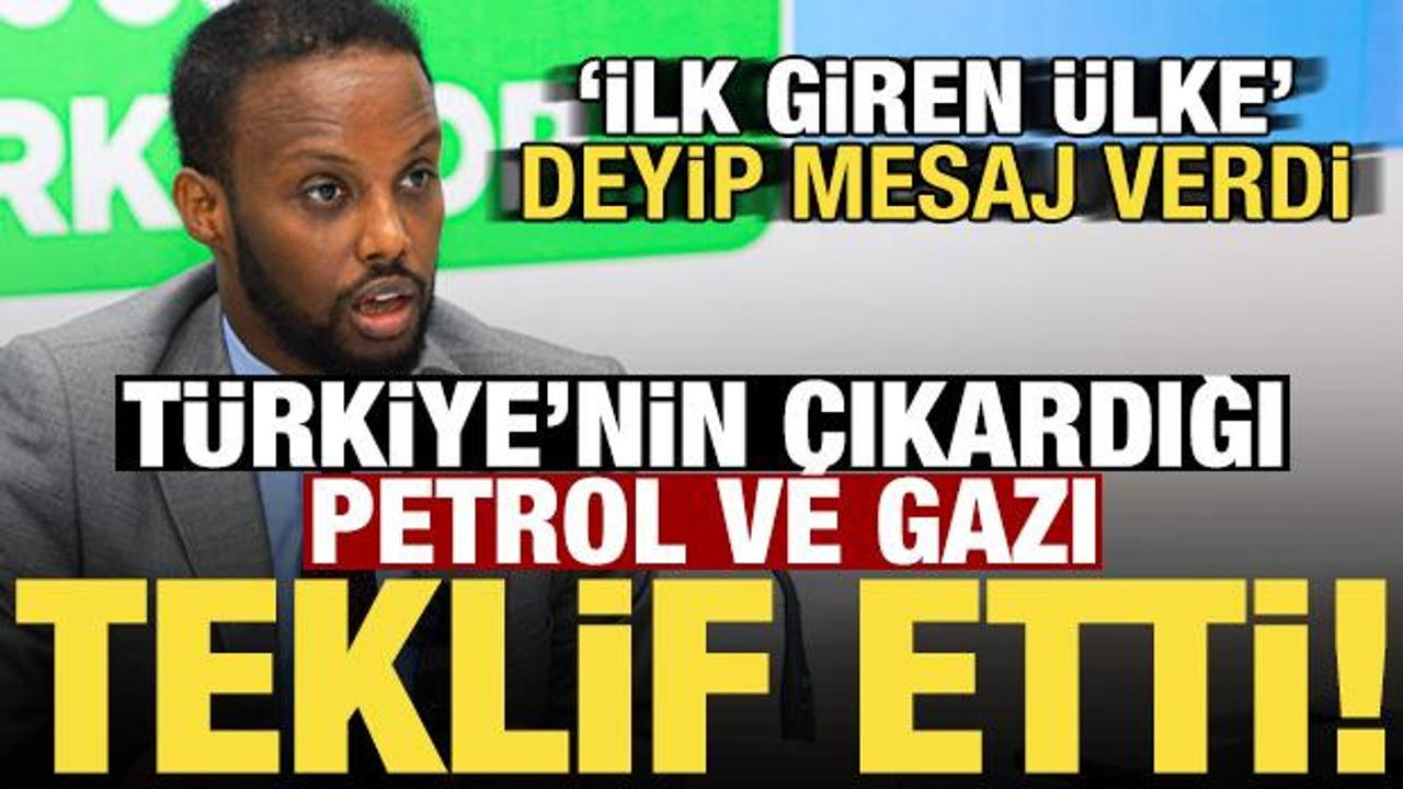 T&uuml;rkiye'nin &ccedil;ıkardığı petrol ve gazı teklif etti!