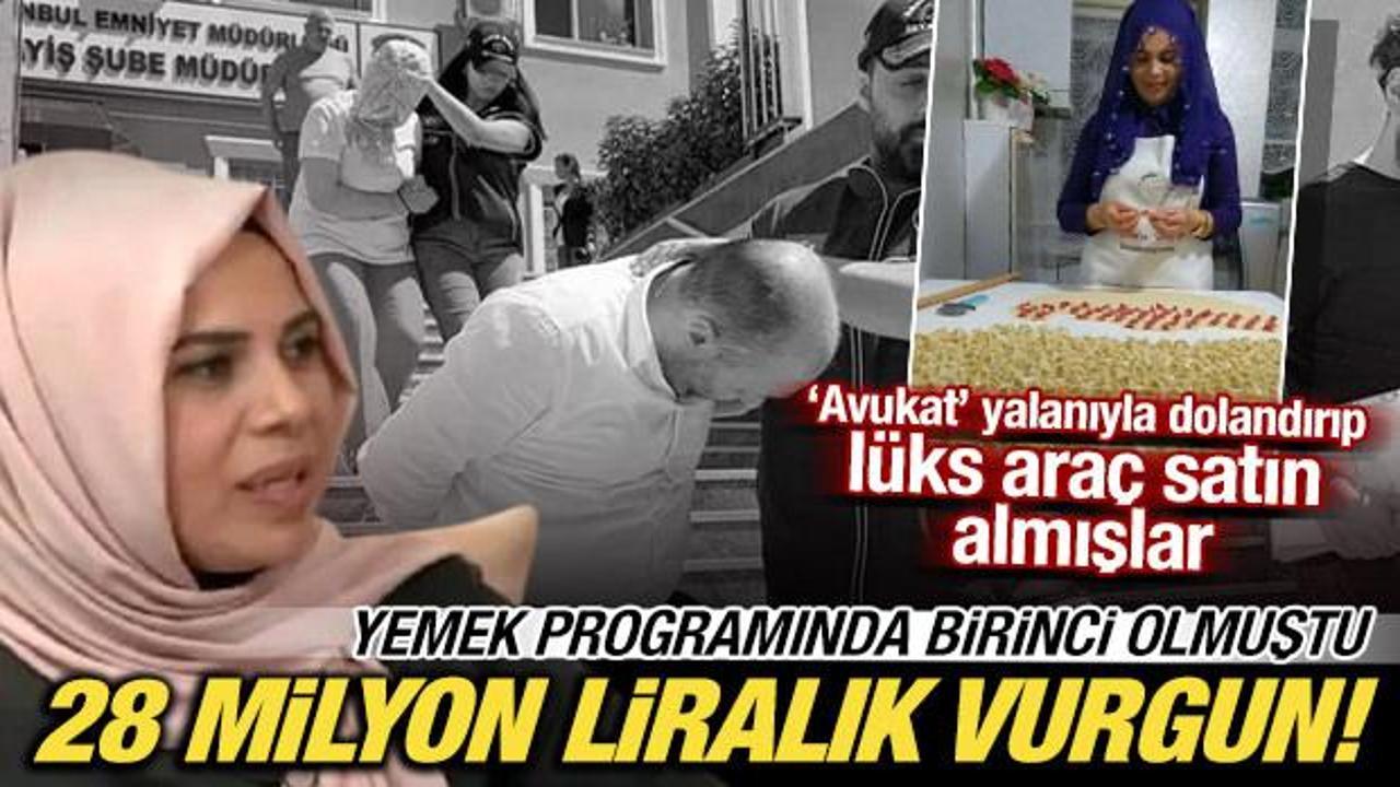 Yemek programında birinci olmuştu: Karı-kocadan 28 milyon liralık vurgun!