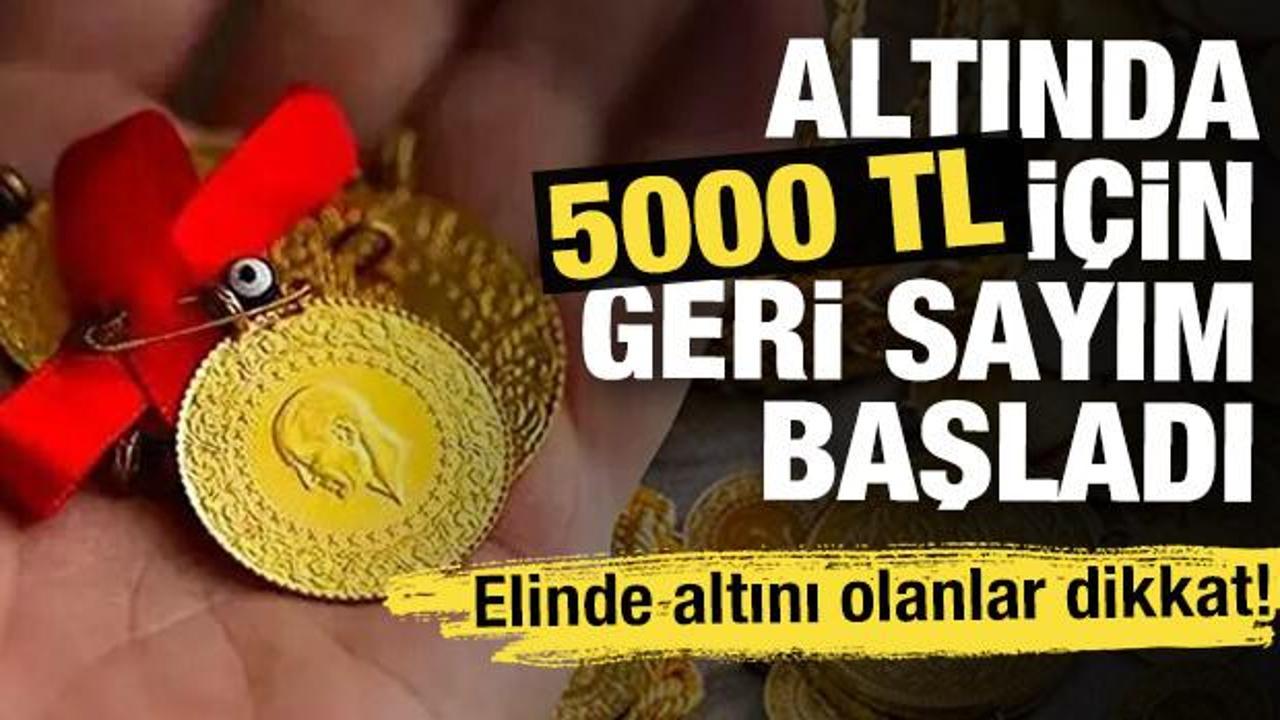 Altında 5000 TL için geri sayım başladı: 'Alacaklar dikkat'