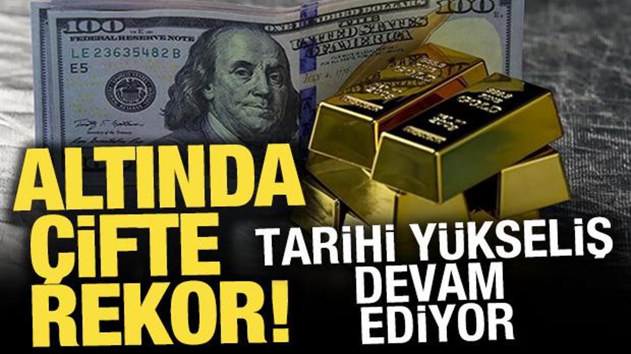 Altında çifte rekor