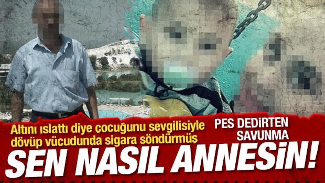 Altını ıslattığı i&ccedil;in 3,5 yaşındaki &ccedil;ocuğu d&ouml;v&uuml;p, v&uuml;cudunda sigara s&ouml;nd&uuml;rm&uuml;şler