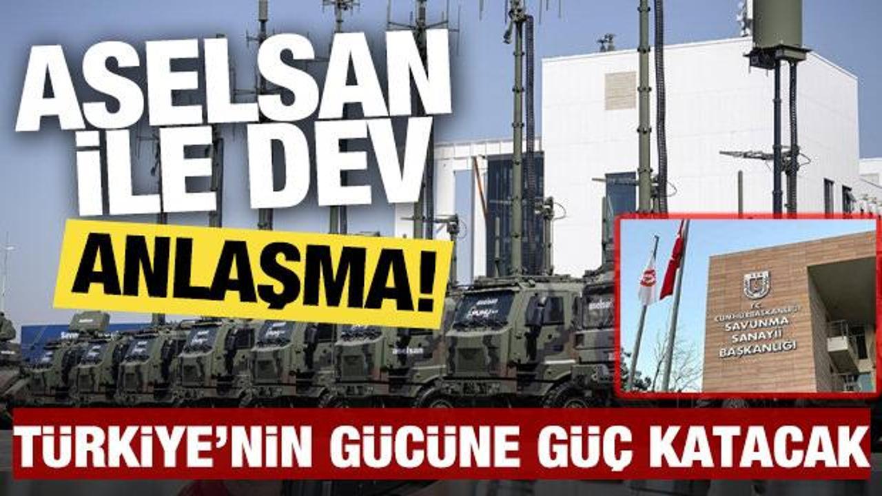 ASELSAN'dan 1 milyar 650 milyon avroluk s&ouml;zleşme
