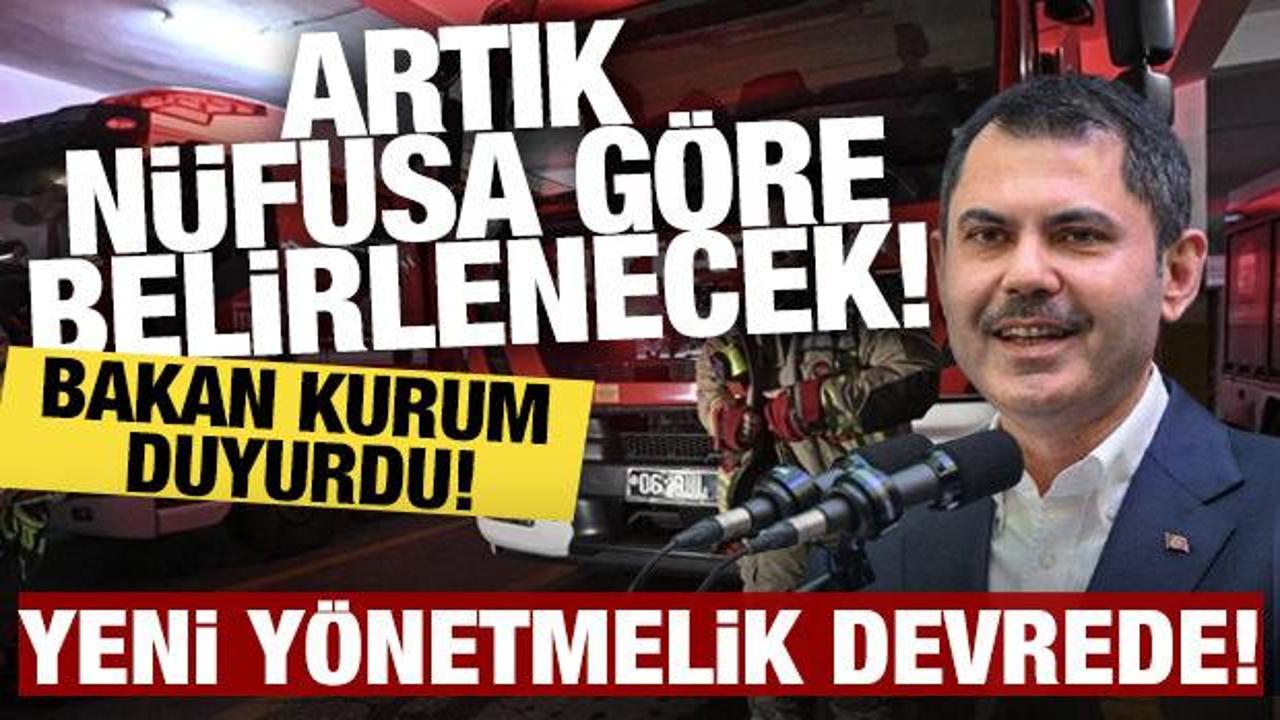 Bakan Kurum duyurdu! İtfaiye personeli sayıları artırıldı!