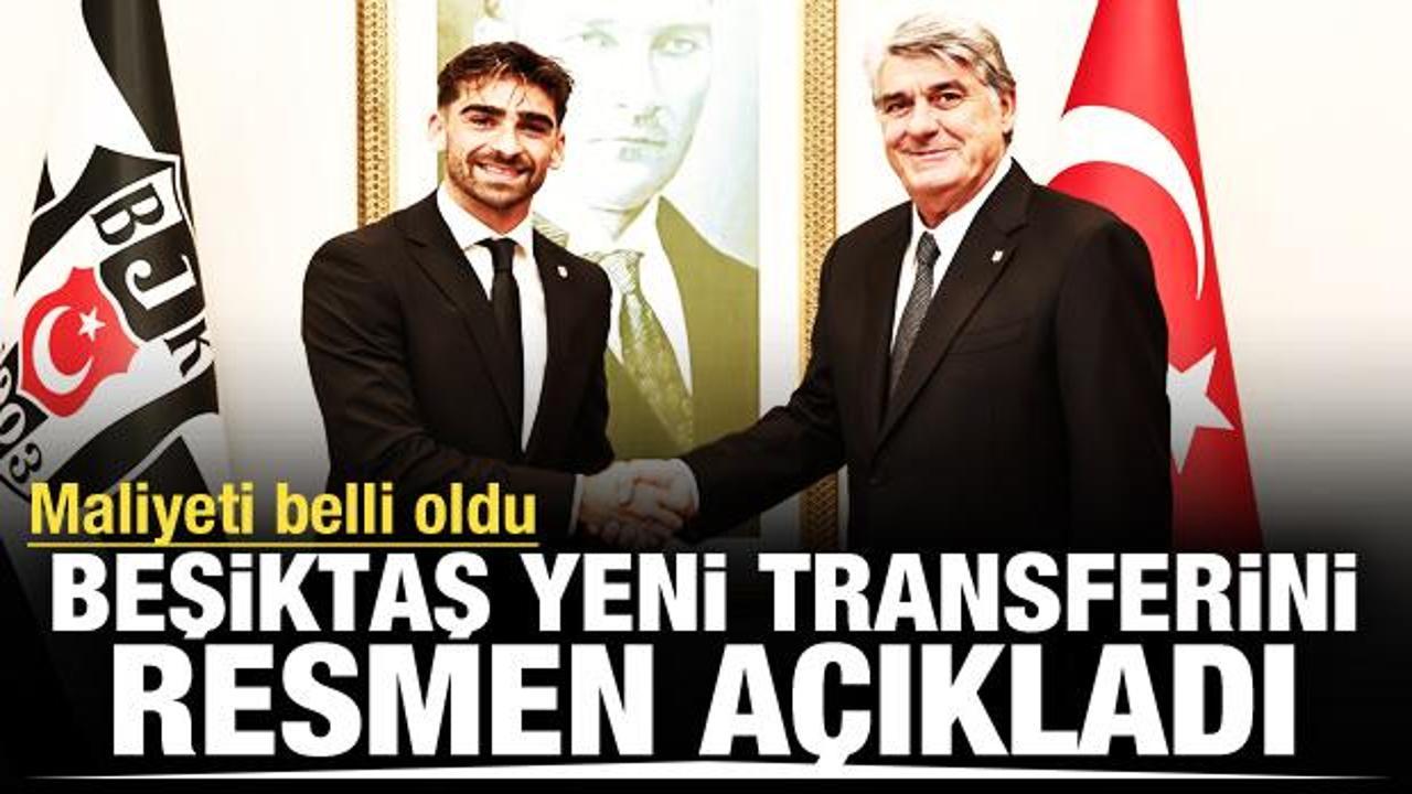 Beşiktaş yeni transferini KAP'a bildirdi!