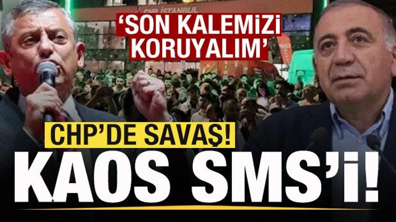 CHP'de savaş! SMS ile kaos çağrısı: Son kalemizi koruyalım