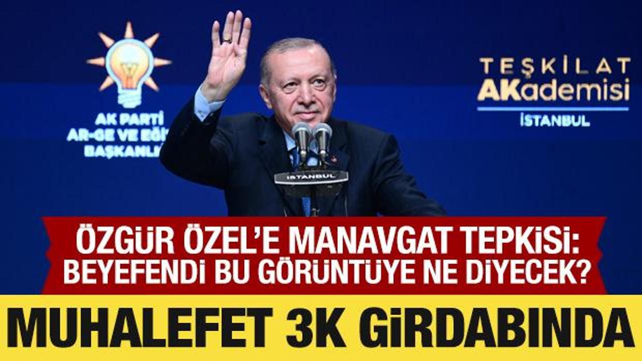 Cumhurbaşkanı Erdoğan: Muhalefet 3K girdabında kıvranıyor