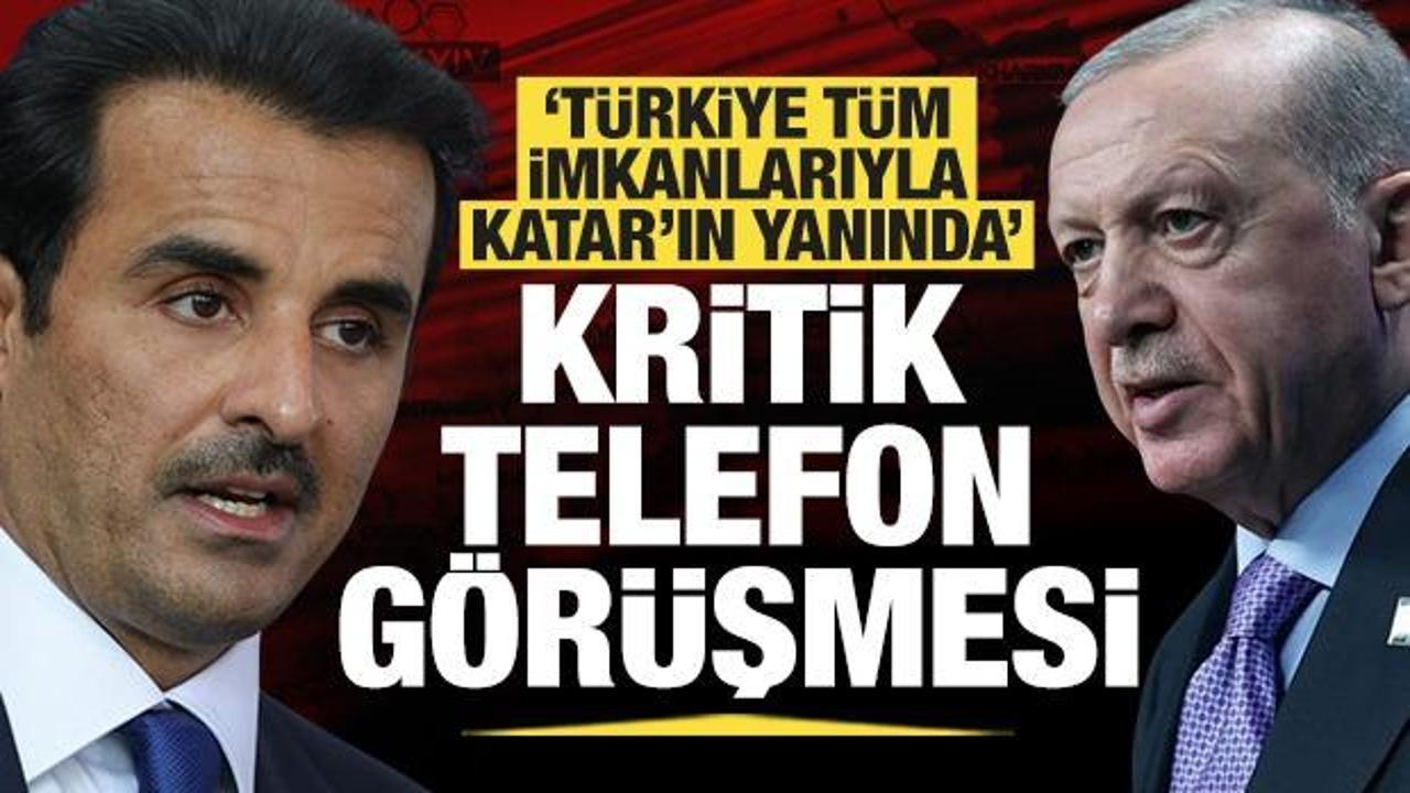 Cumhurbaşkanı Erdoğan'dan Katar'a net mesaj: T&uuml;rkiye t&uuml;m imkanlarıyla Katar'ın yanında