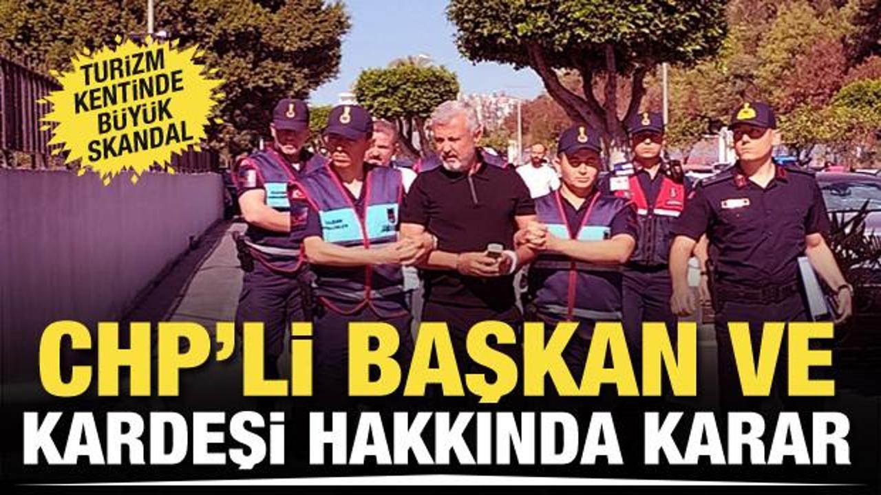 Eski Manavgat Belediye Başkanı S&ouml;zen ile kardeşi tutuklandı