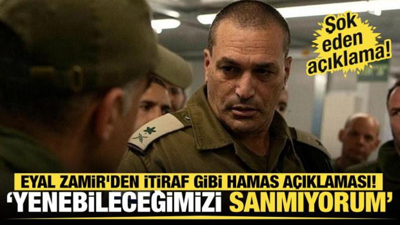 Eyal Zamir'den itiraf gibi Hamas açıklaması: "Yenebileceğimizi sanmıyorum"
