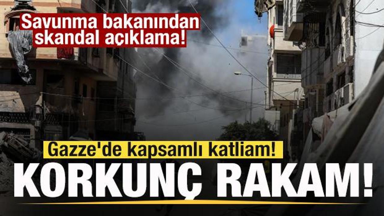 Gazze'de kapsamlı katliam! Korkun&ccedil; rakamlar! İsrail'den skandal a&ccedil;ıklama!