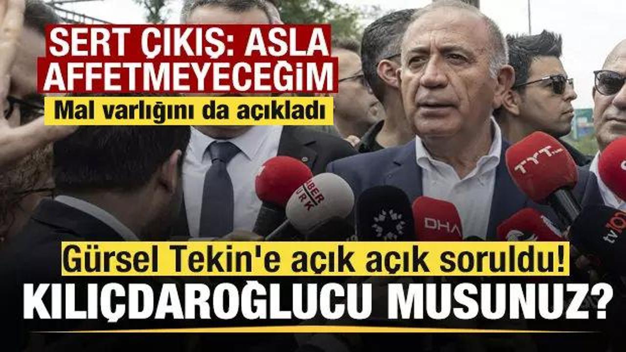 Gürsel Tekin'e açık açık soruldu! Kılıçdaroğlucu musunuz? Mal varlığını da açıkladı