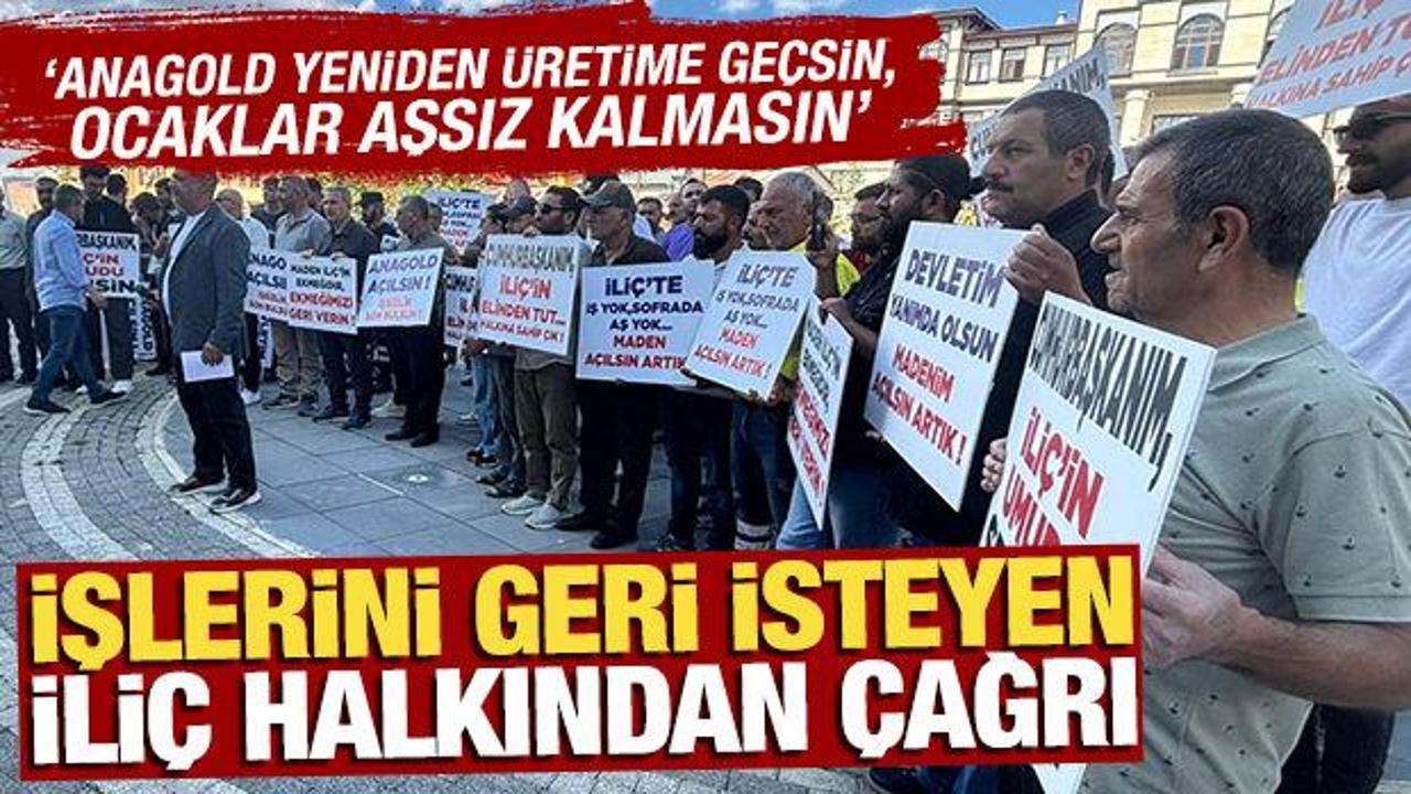 İli&ccedil; halkından basın a&ccedil;ıklamasıyla &ccedil;ağrı: 'İşimizi geri istiyoruz'