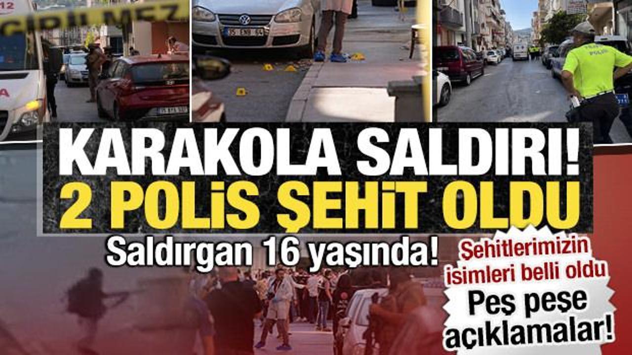 İzmir'de polis merkezine saldırı! 2 polisimiz şehit!
