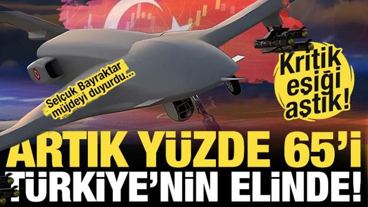 Kritik eşik aşıldı! Artık söz sahibi Türkiye! SİHA ihracatı payı yüzde 65'e ulaştı!