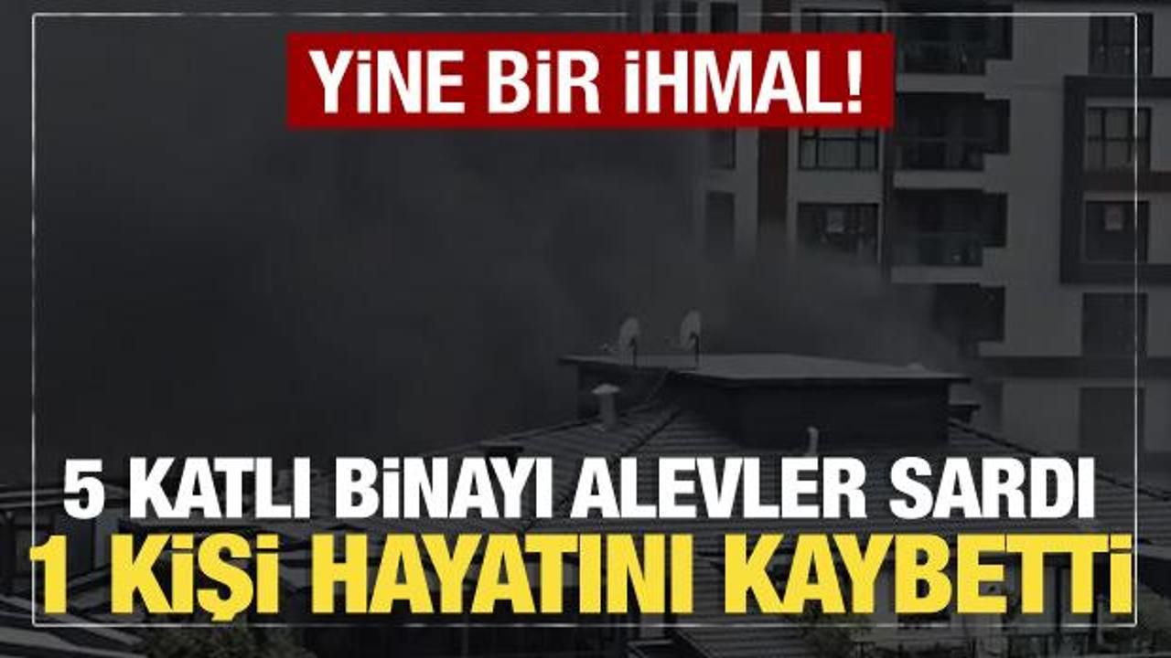 Küçükçekmece'de 5 katlı binada yangın! Ölü ve yaralılar var