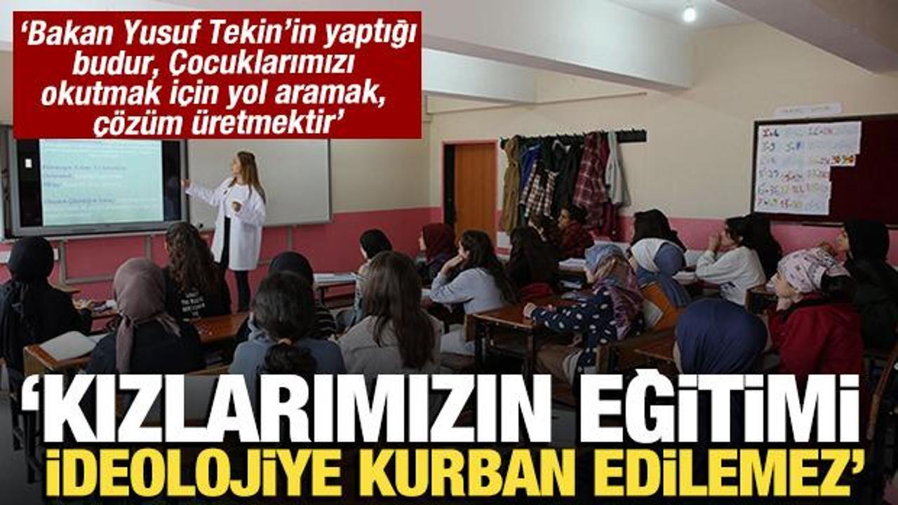 Muhammed Sarı: 'Kızlarımızın eğitimi ideolojiye kurban edilemez'