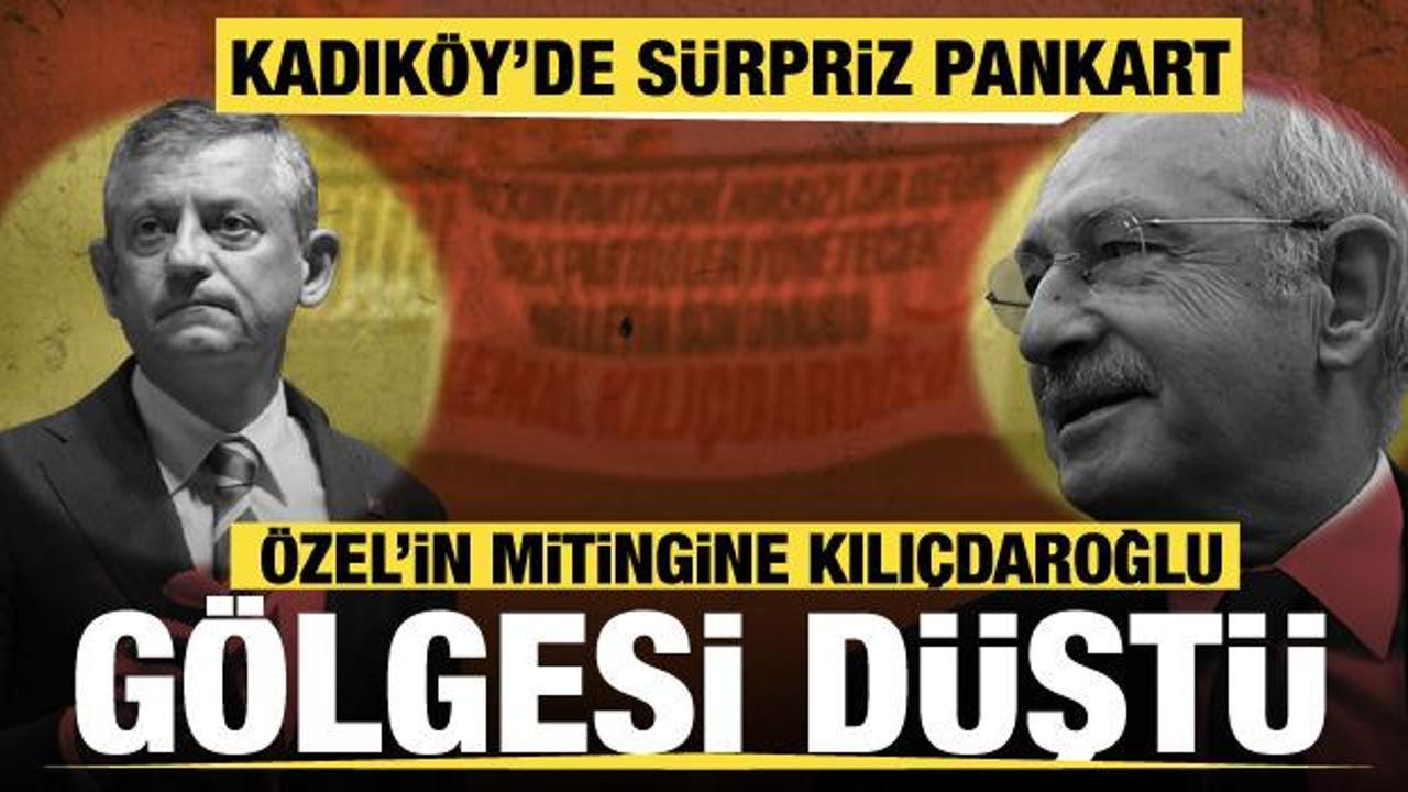 Özgür Özel'e Kılıçdaroğlu şoku! Miting yapacağı yere astılar