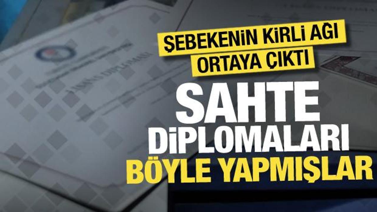 Sahte diploma skandalında yeni detaylar! Diplomaları harita çizim uzmanları yapmış